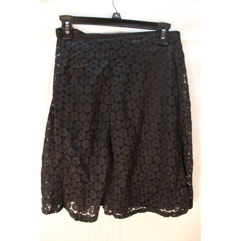 Olivia Blu Nylon Skirt Women Black Size Small